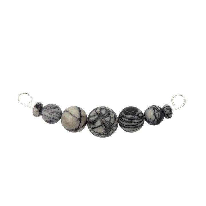 Earth Song Jewelry - Silk Stone Interchangeable Sterling Silver Necklace Bar