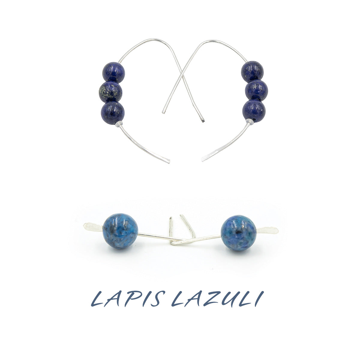 Earth Song Jewelry Lapis Lazuli Earrings and Necklaces Collection for December's birthstone jewelry and the 9th Wedding Anniversary gemstone Jewelry