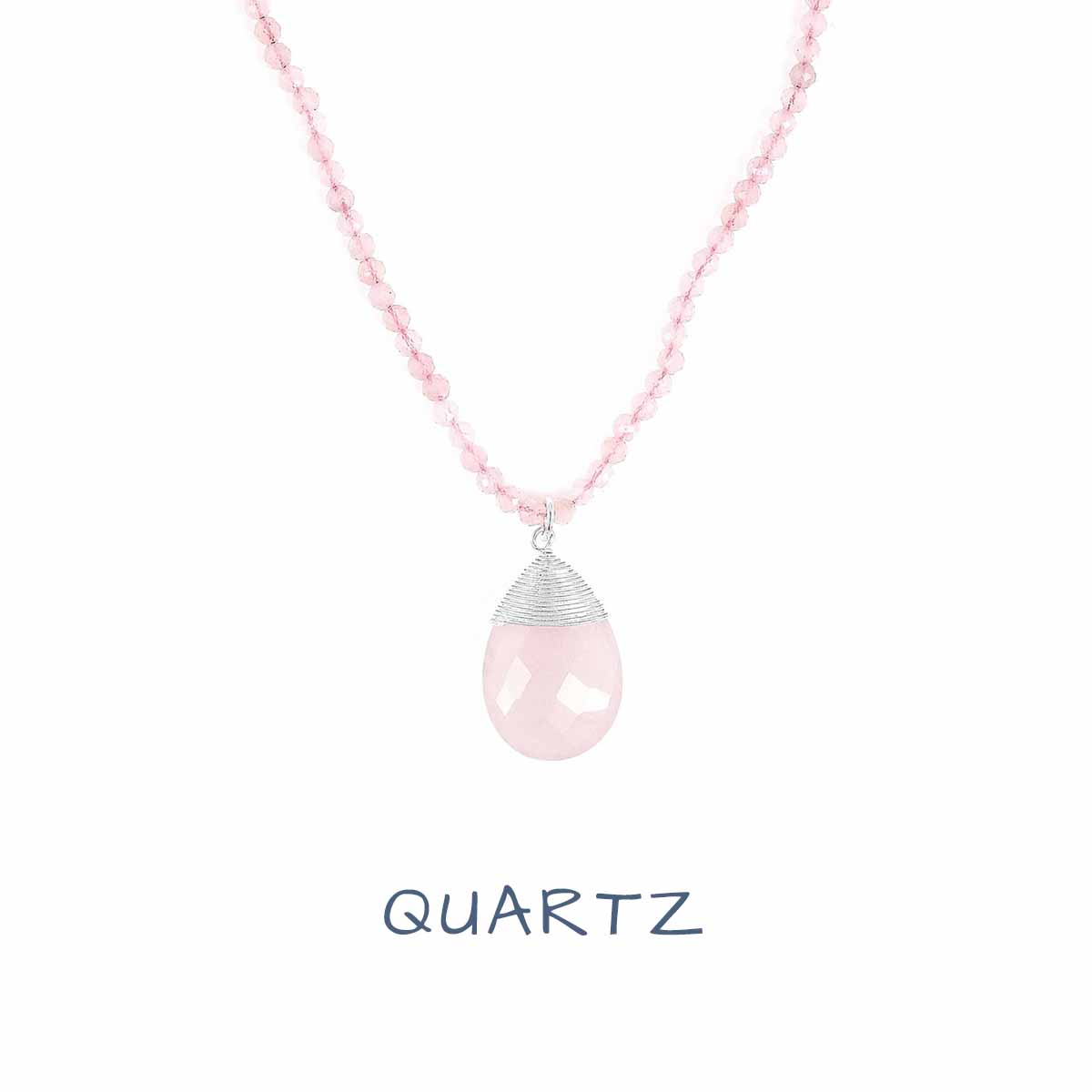 Earth Song Jewelry Quartz Rose Clear jewelry collection