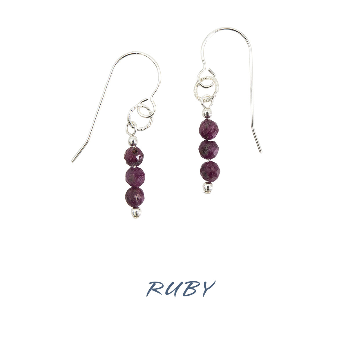 Earth Song Jewelry Handmade Ruby Earrings & Necklaces for July's birthstone Jewelry and 15th & 40th wedding anniversary gemstone jewelry!