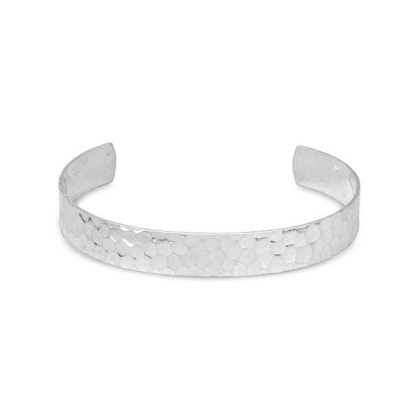 Earth Song Jewelry 9.5mm Hammered Cuff