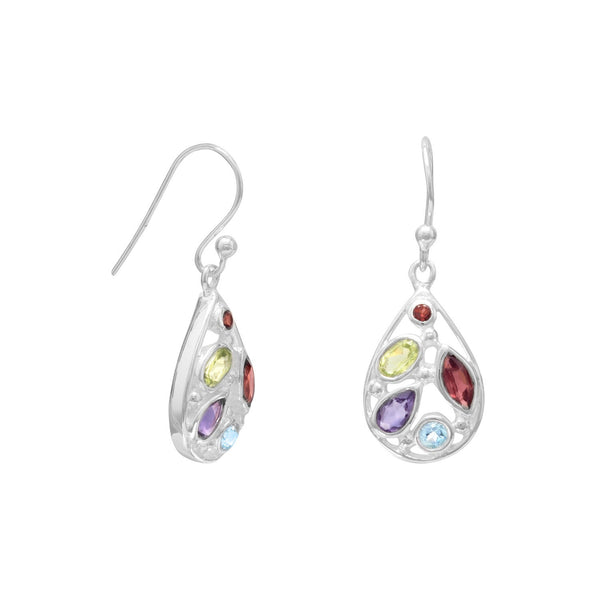 Earth Song Jewelry Multishape Stone French Wire Earrings