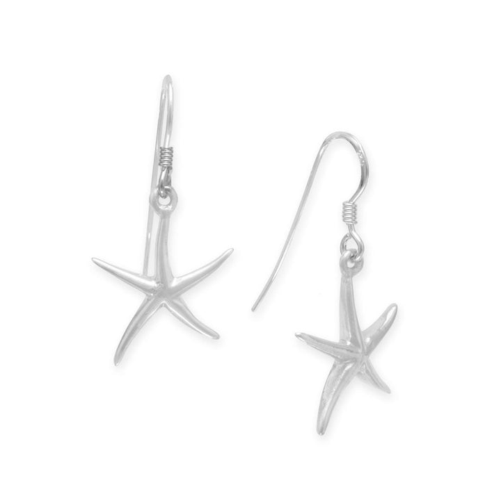 Earth Song Jewelry Starfish French Wire Earrings