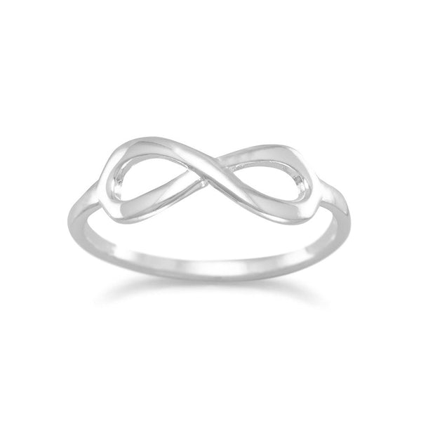 Earth Song Jewelry "I Am Infinite!" Polished Infinity Ring