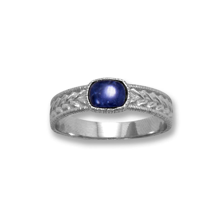 Earth Song Jewelry Woven Design Sodalite Ring