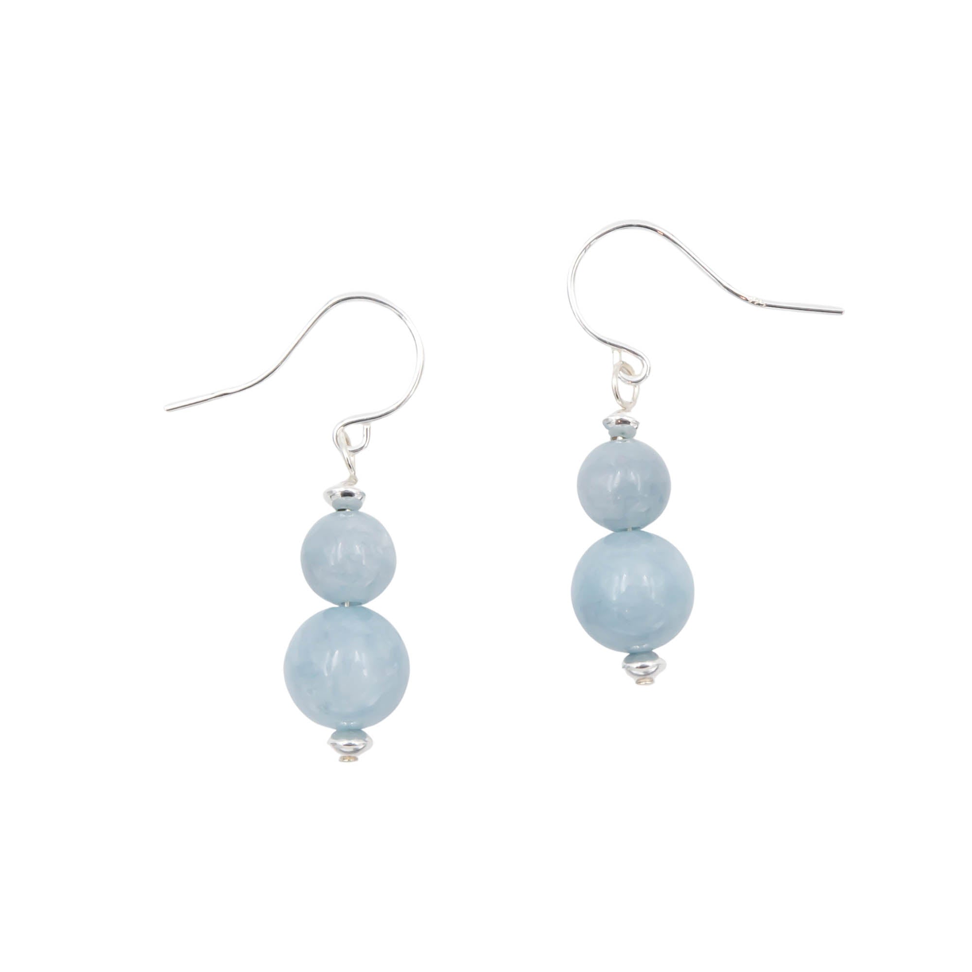 Earth Song Jewelry ~ Aquamarine Sterling Silver Handmade Earrings