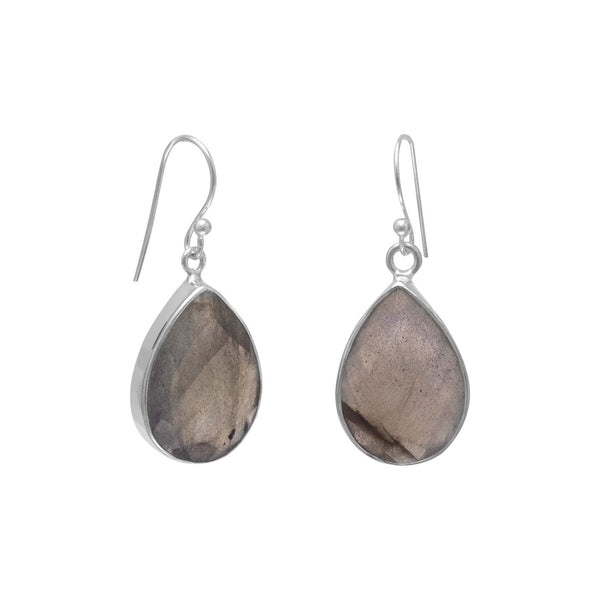 Earth Song Jewelry Faceted Labradorite sterling silver Earrings