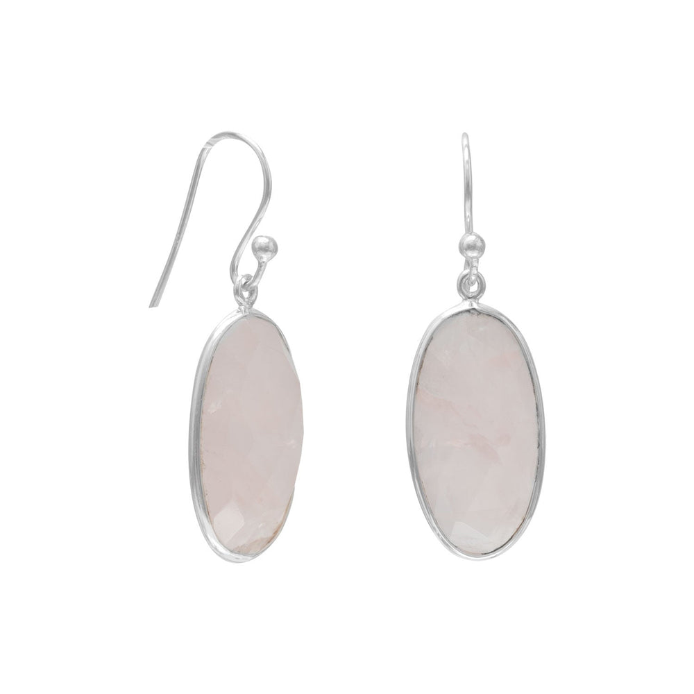Earth Song Jewelry Rose Quartz sterling silver Earrings