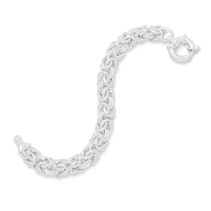 Earth Song Jewelry Sterling Silver Byzantine Bracelet