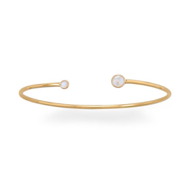 Earth Song Jewelry holf Rainbow Moonstone Cuff bangle Bracelet