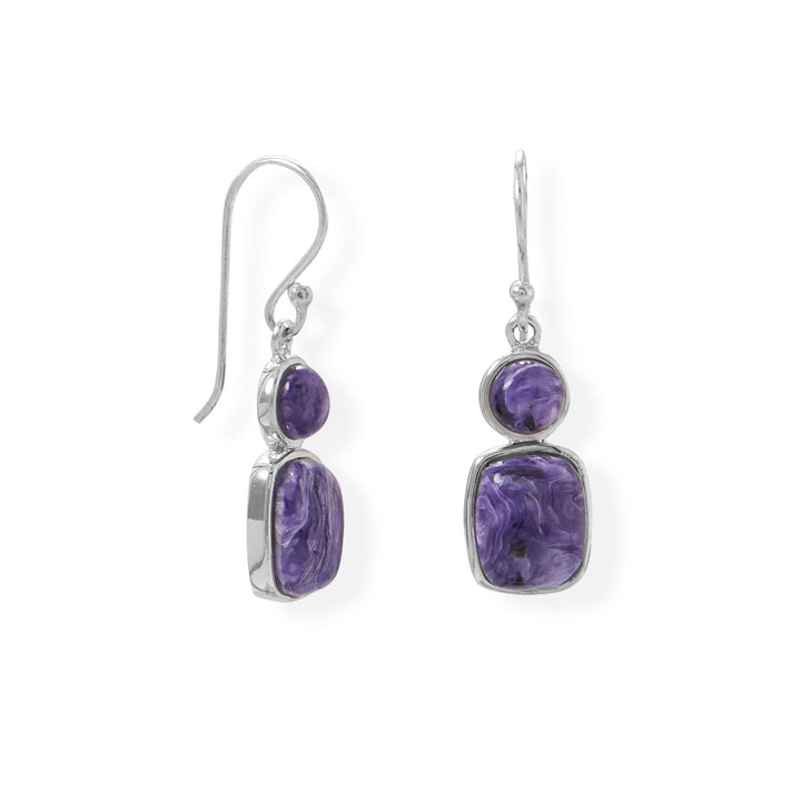 Earth Song Jewelry sterling silver Charoite Earring