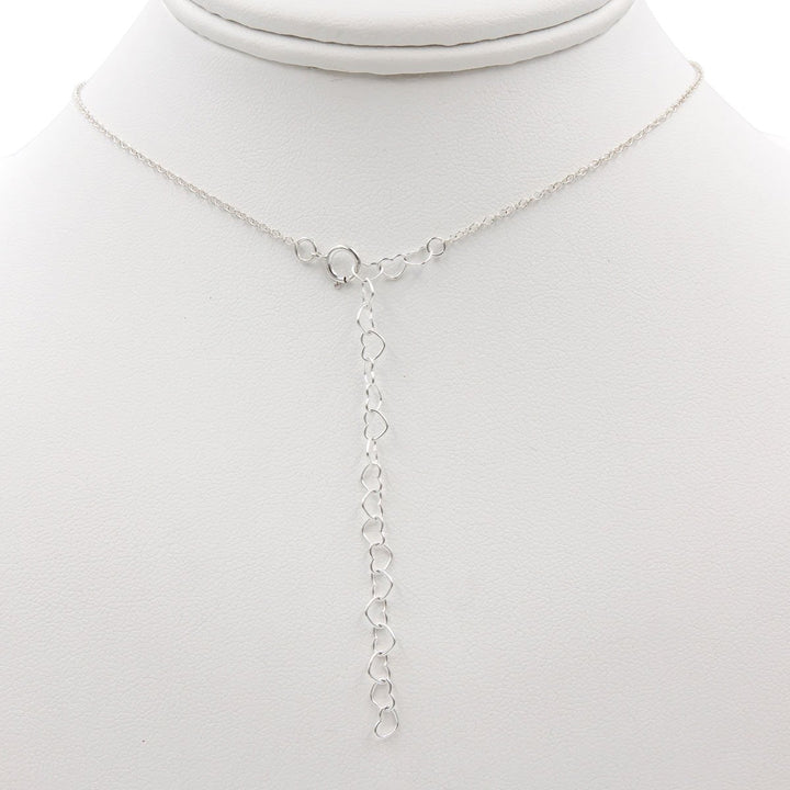 Handmade, eco-friendly Earth Song Jewelry Sterling Silver necklaces are adjustable with a 3” heart chain!