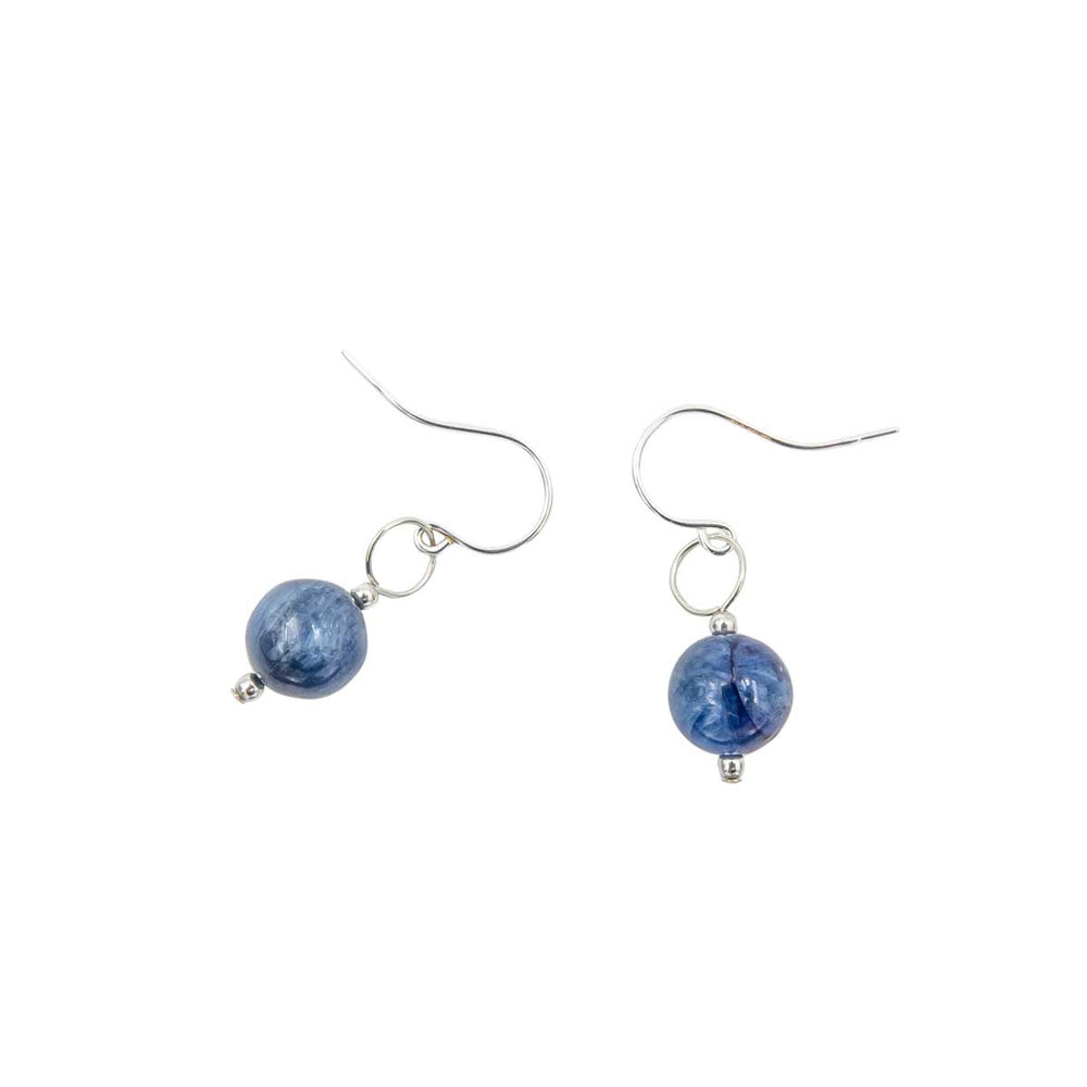Earth Song Jewelry Handmade eco-friendly Petite Kyanite Sterling Silver Earrings