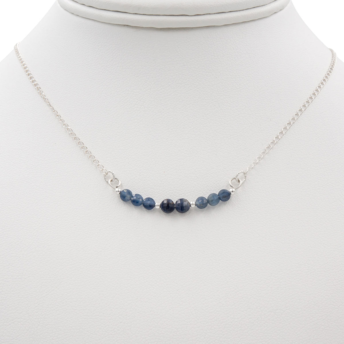Handmade Sparkling Sapphires Necklace - Earth Song Jewelry 2