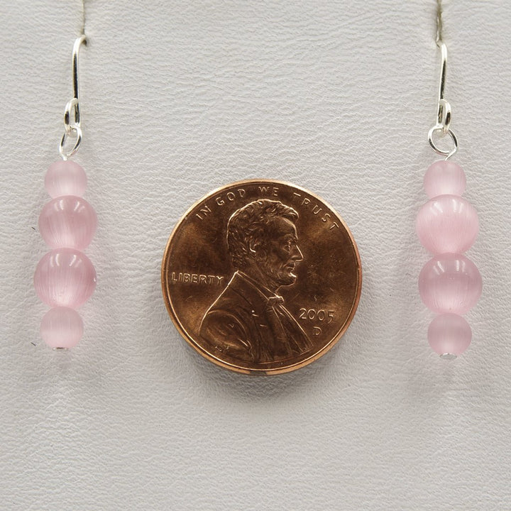 Handmade Floating Pink Cat's Eye - Earth Song Jewelry 2