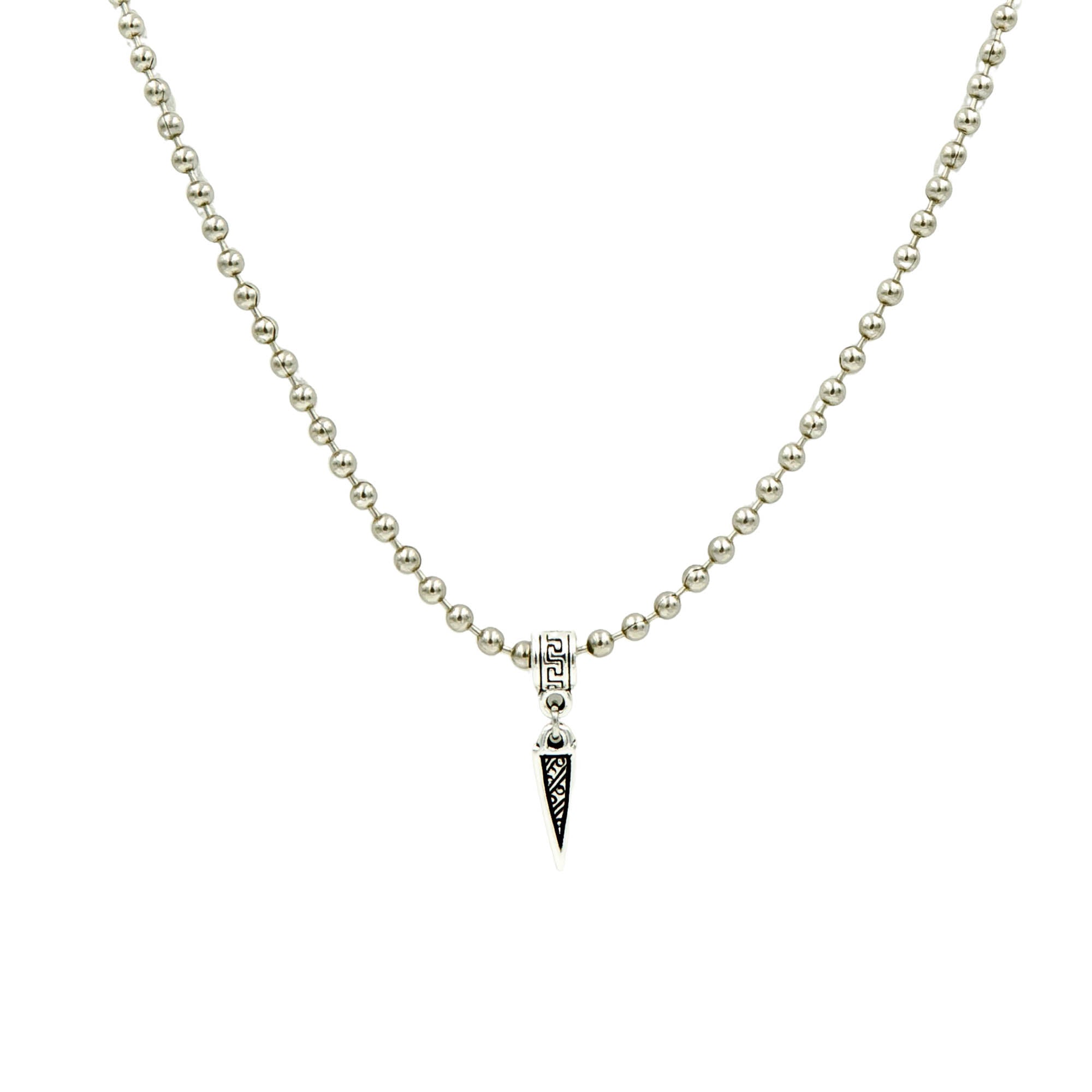 Men's Wolf and Feather Charms On Steel Ball Chain Necklace Handmade in  Colorado ~ Shop Online at Earth Song Jewelry
