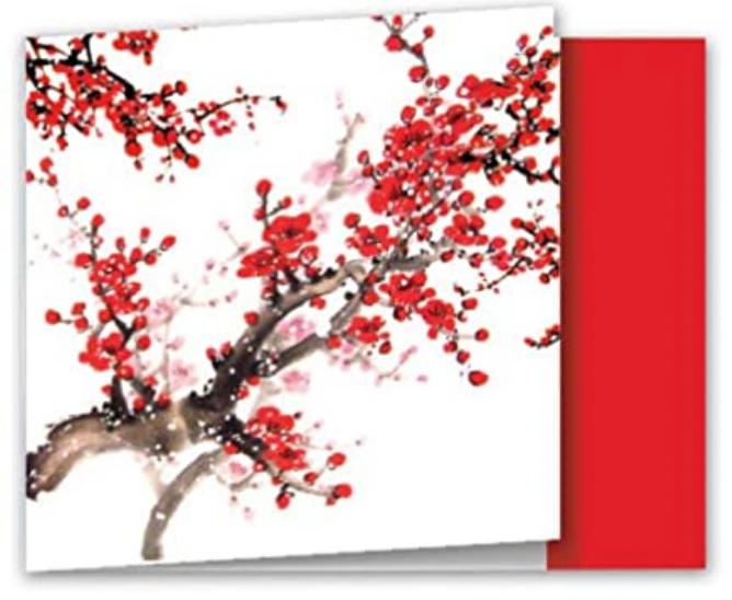 Earth Song Jewelry ~ Red blossoms gift card 